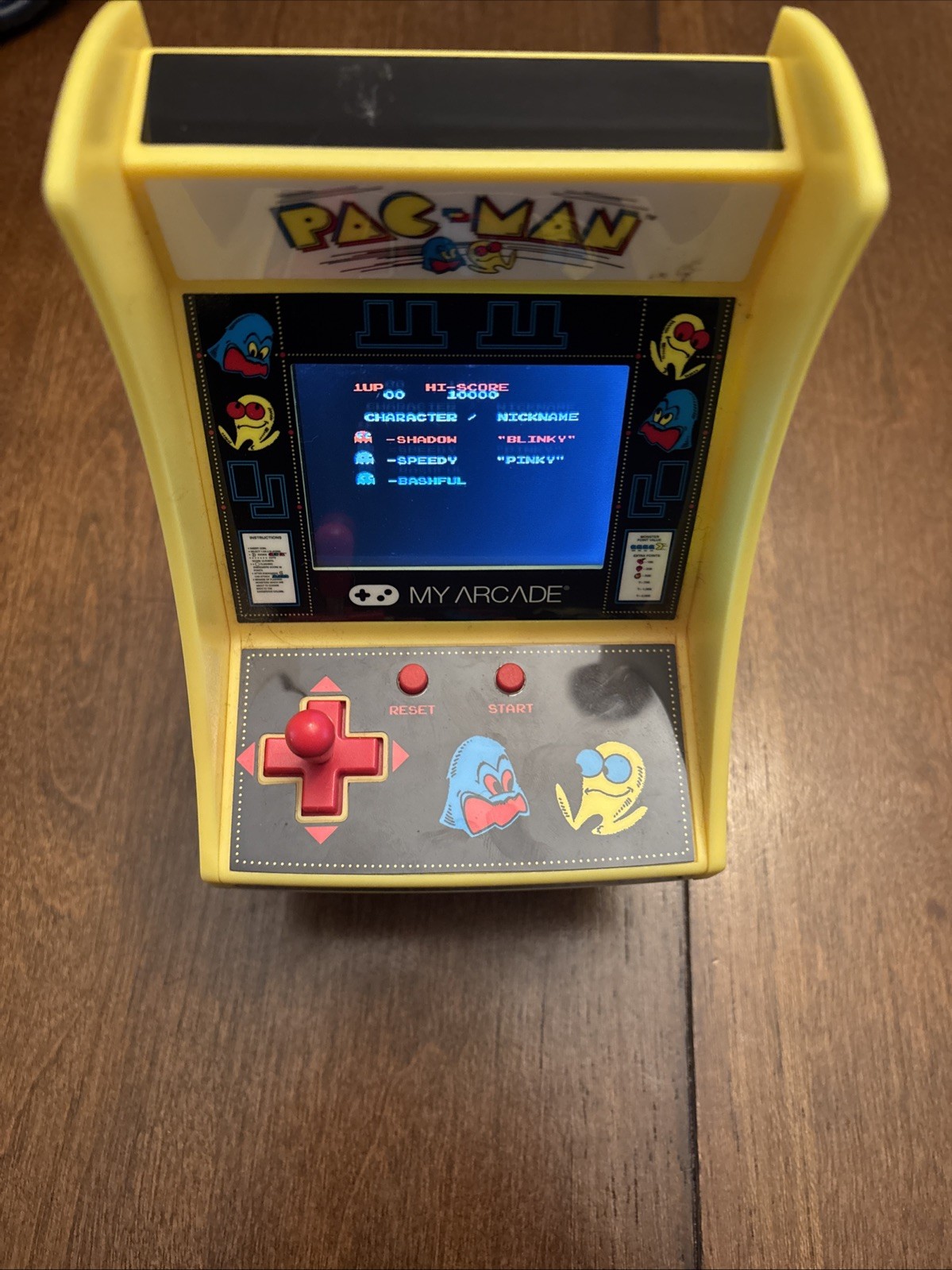 PAC-Man My Arcade Machine Table Top Handheld Mini 2018 TESTED/WORKS