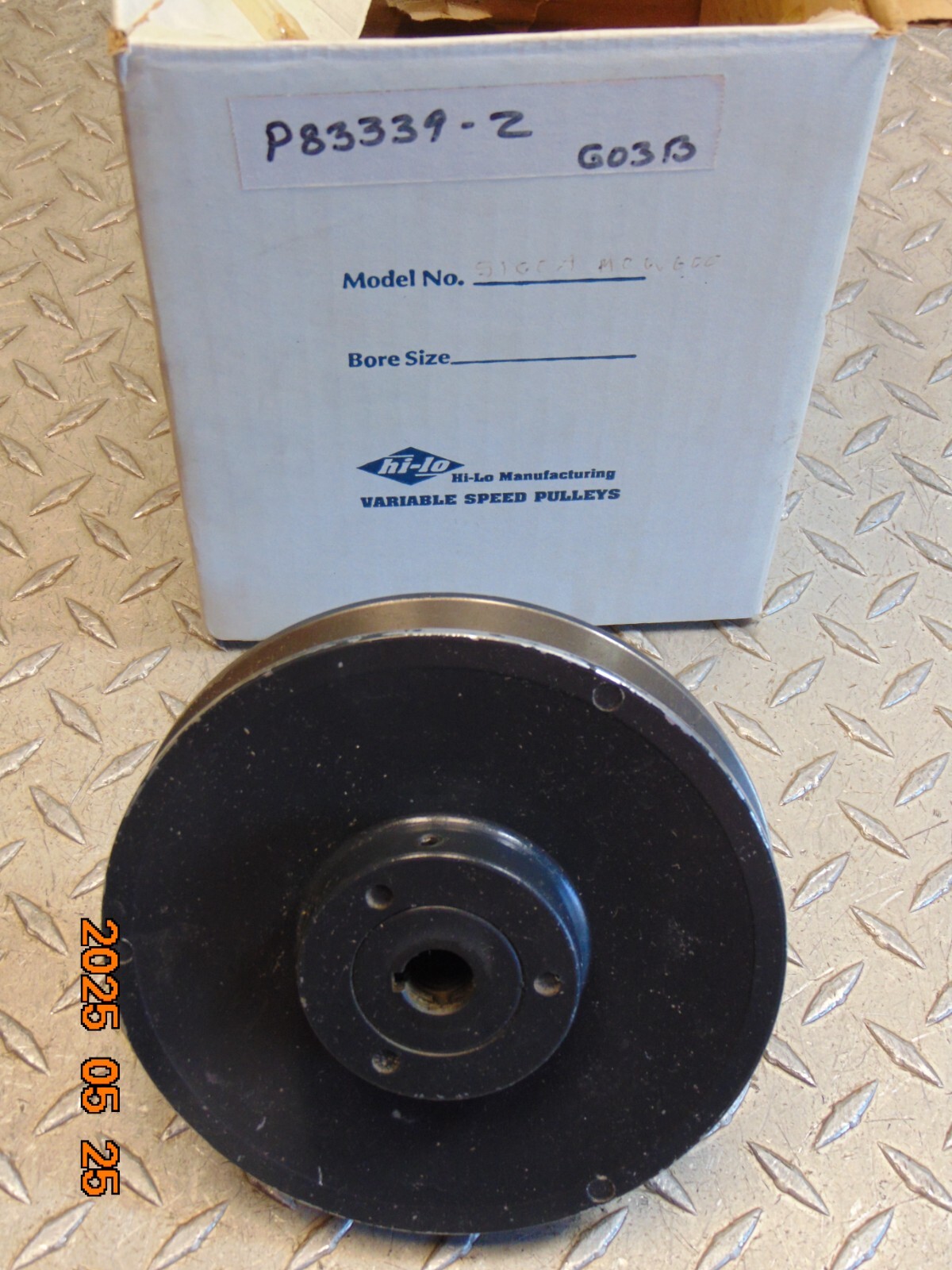 HI-LO MFG 5100A MCW600 PULLEY