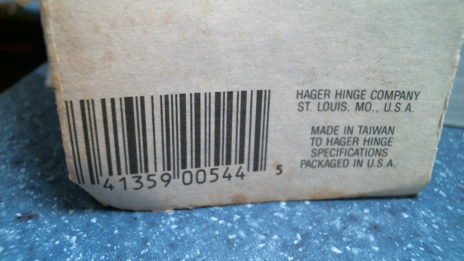 Hager 3" Non-Mortise Hinges 2 Pk (00544) FS