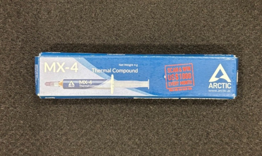Arctic MX-4 Thermal Compound Paste 4g CPU GPU Heatsink Cooler NEW Open Box
