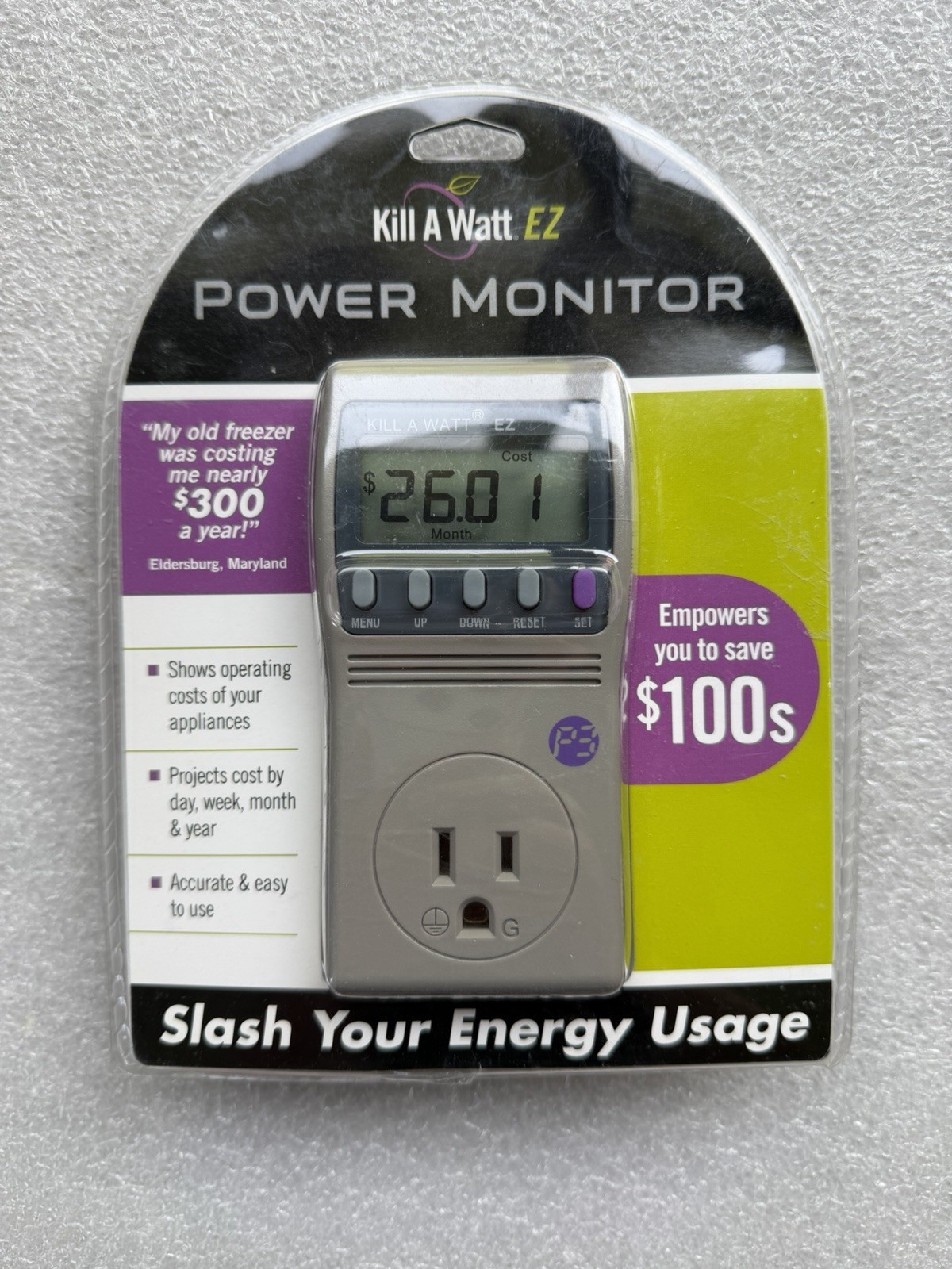 P3 International P4460 Energy Monitor Kill A Watt EZ Power Monitor New Read