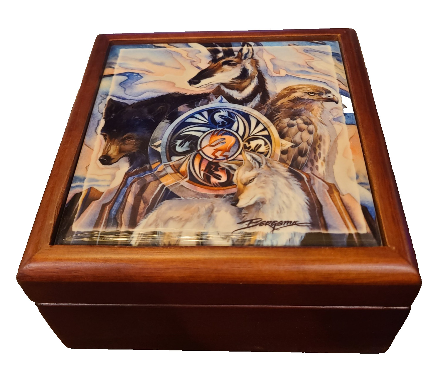 Jody Bergsma Trinket Box "Circle of Life"