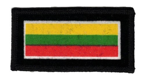 Lithuanian Army flag sleeve patch