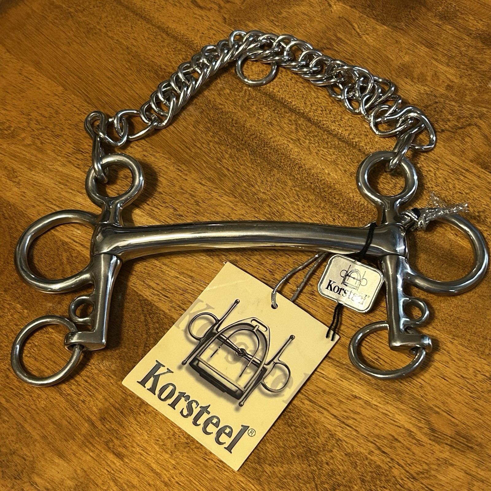 Korsteel 4.5” Mullen Mouth Tom Thumb Pelham English Gaited Horse Riding SS Bit