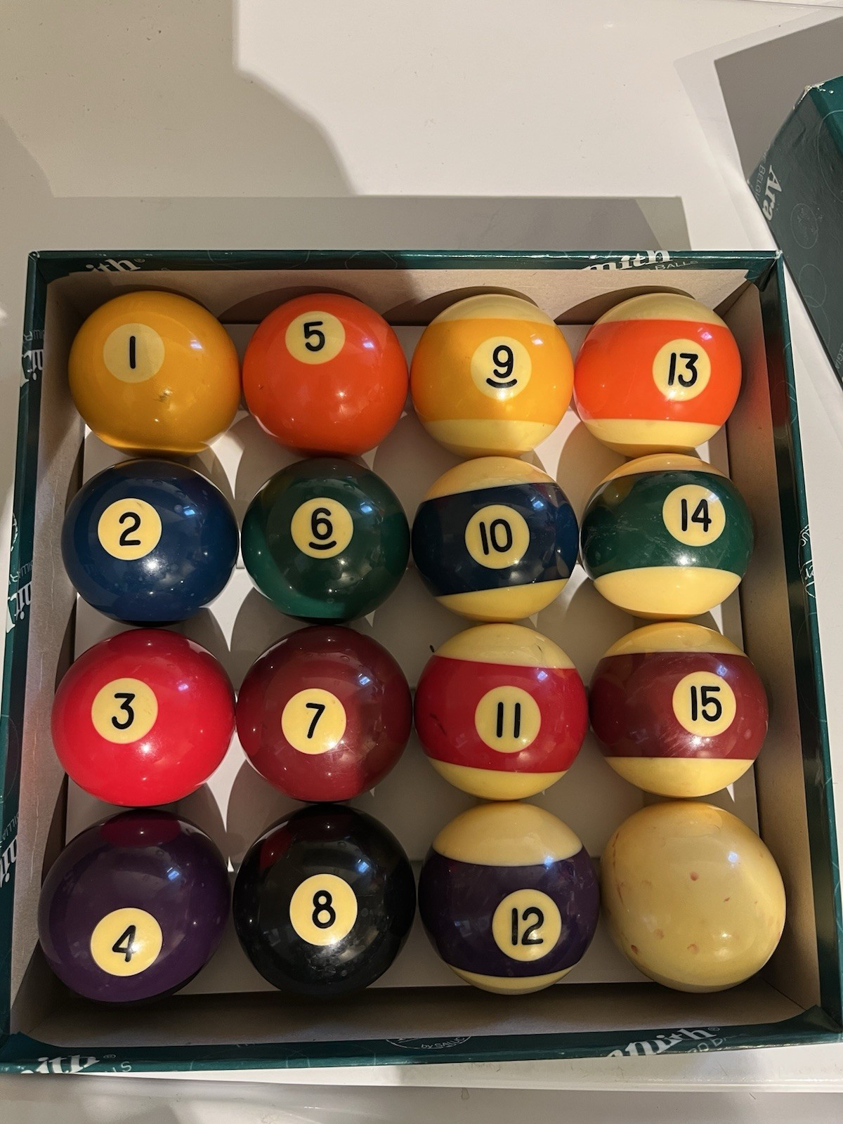 Aramith Premier Pool Billiard Balls Set Belgian 2 1/4 in Box