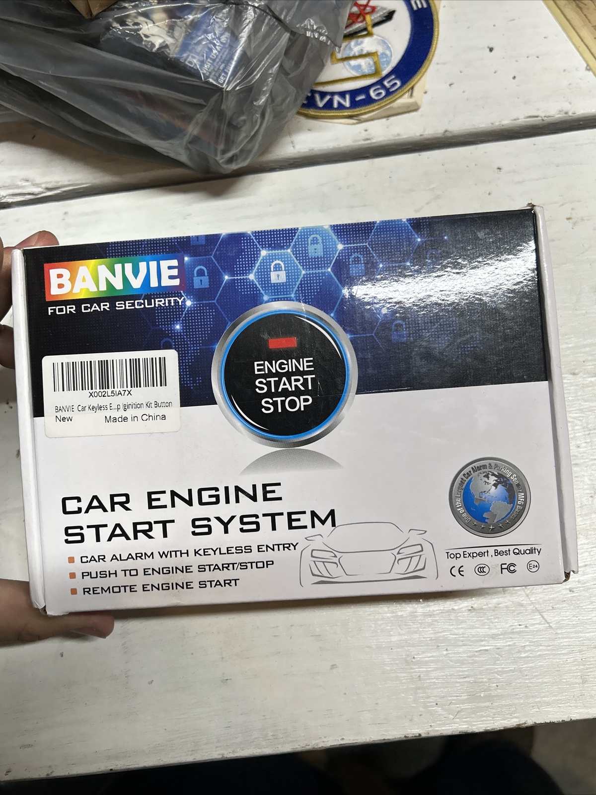 BANVIE for Car Security Car Engine Start System Keyless Entry Push Start