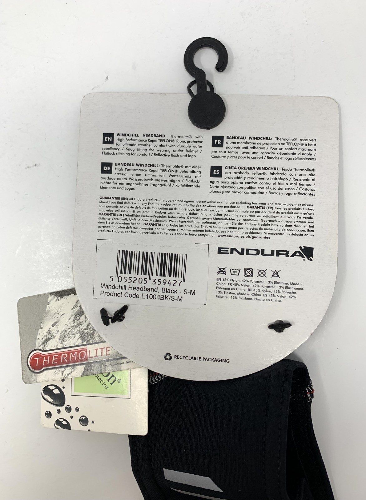 New Endura Windchill Headband S/M