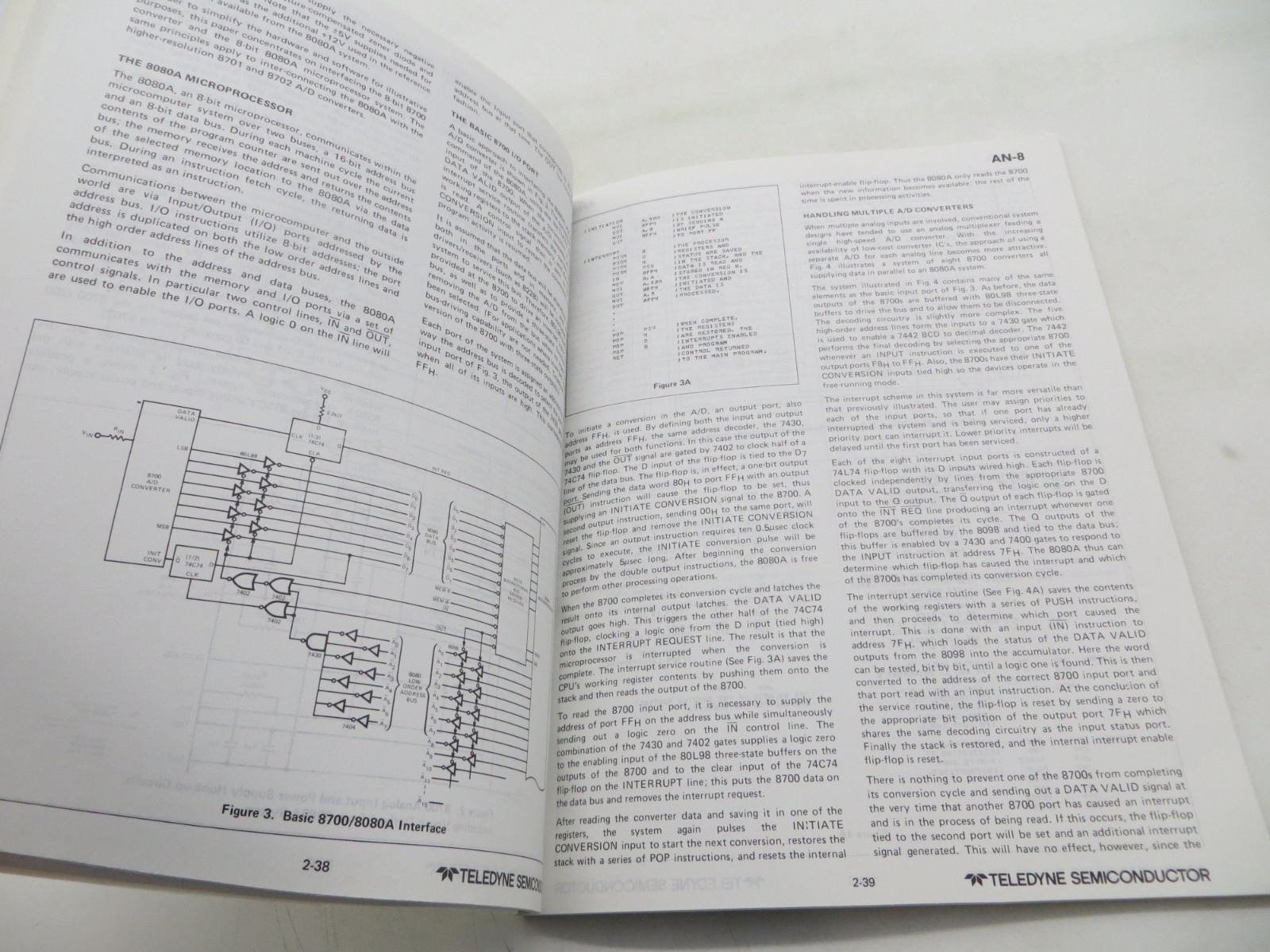 1980 Teledyne Semiconductor Data Conversion Manual vintage computer tech book