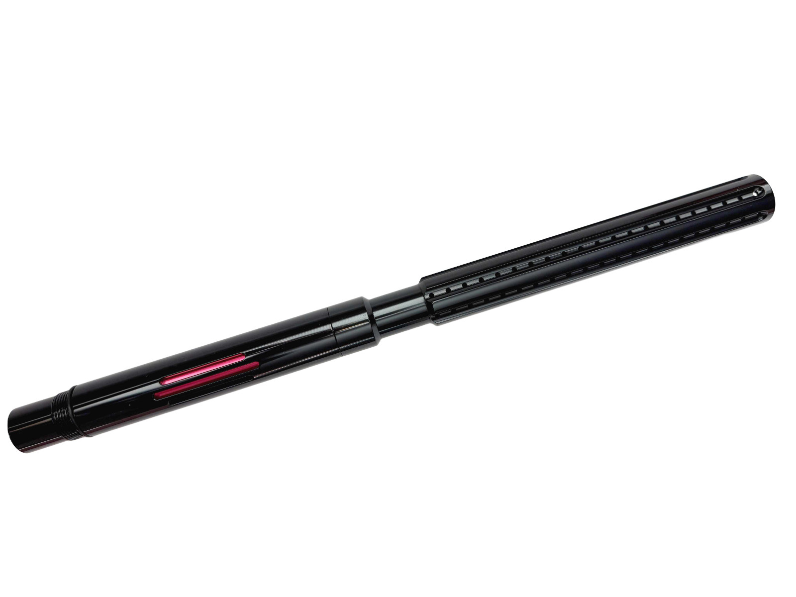 Whacko Paintball Barrel - Autococker Threads - Polished Black
