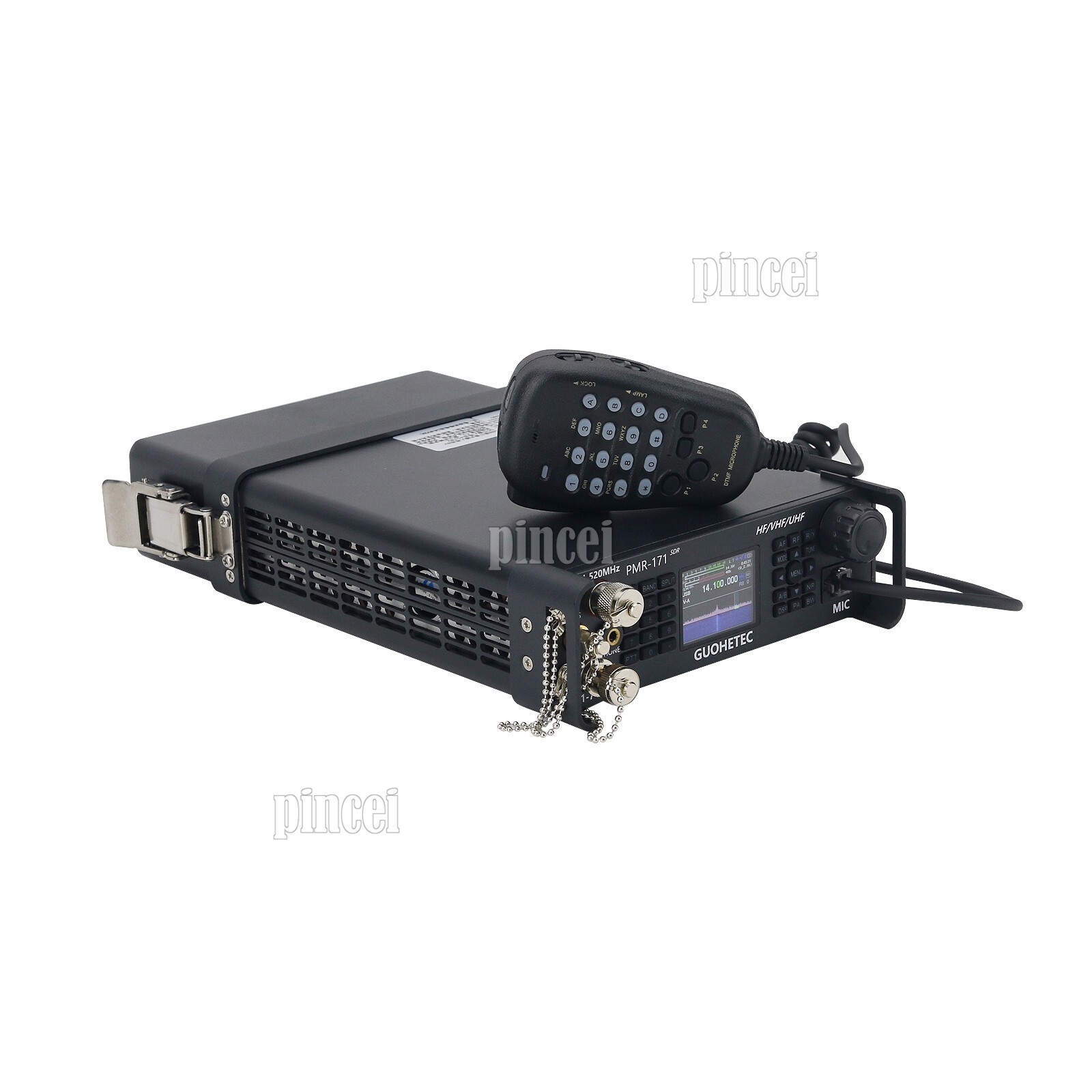 HAMGEEK PMR-171 100KHz-2GHz 20W Military Radio SDR Transceiver Mobile Radio