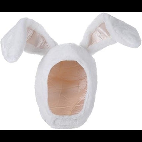 Plush Fun Bunny Ears Hood Women Costume Hats Cosplay Christmas Party Holiday ...