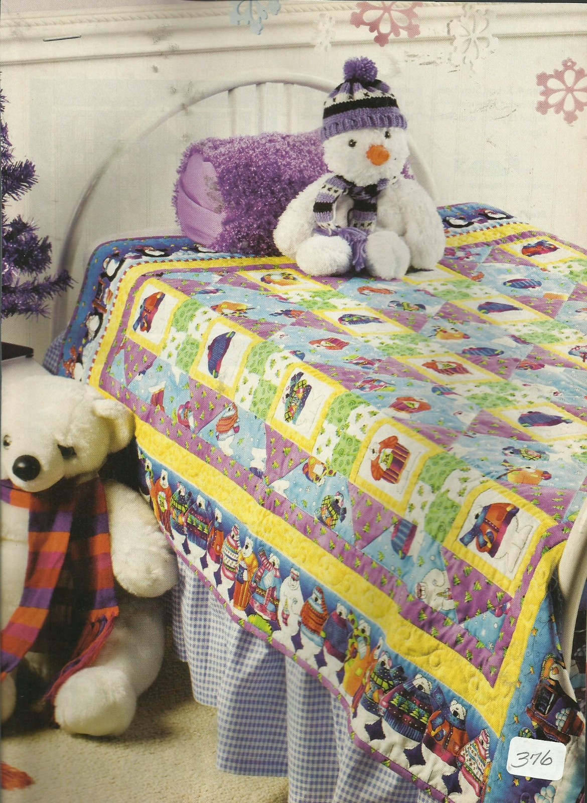 E0407 POLAR BRIGADE   QUILT  PATTERN/INSTRUCTIONS