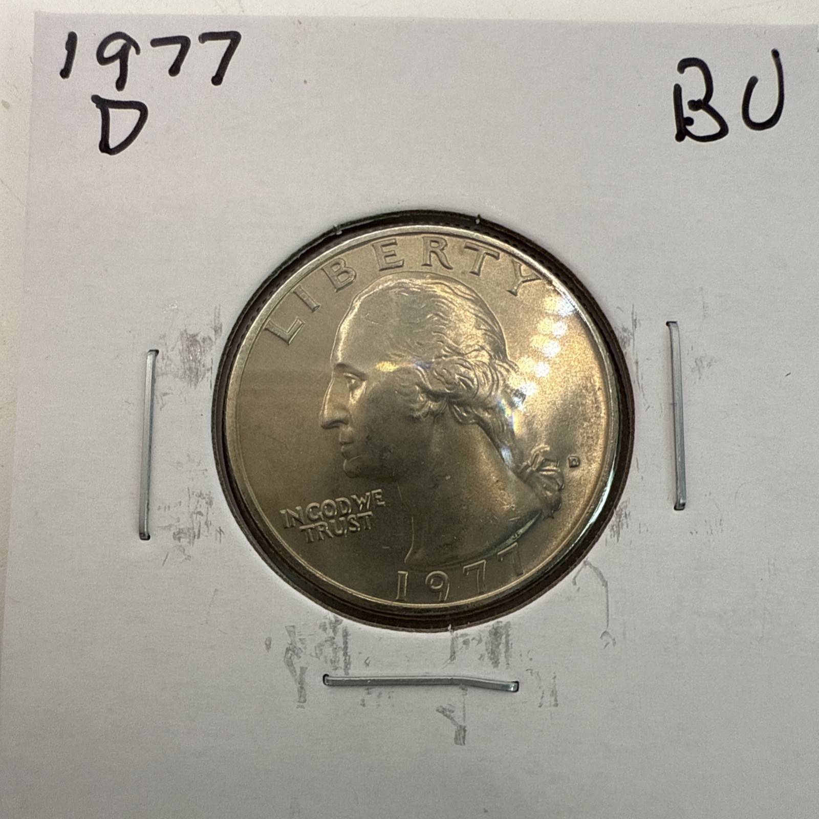 1977-D Washington Quarter BU (Brilliant Uncirculated) Denver Mint