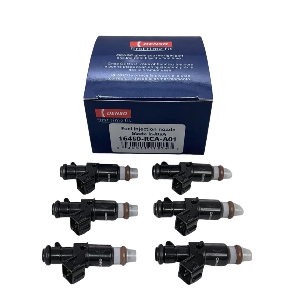 DENSO 6PCS FUEL INJECTORS FOR HONDA 3.0L 3.2L 3.5L ACURA MDX TL Accord Pilot