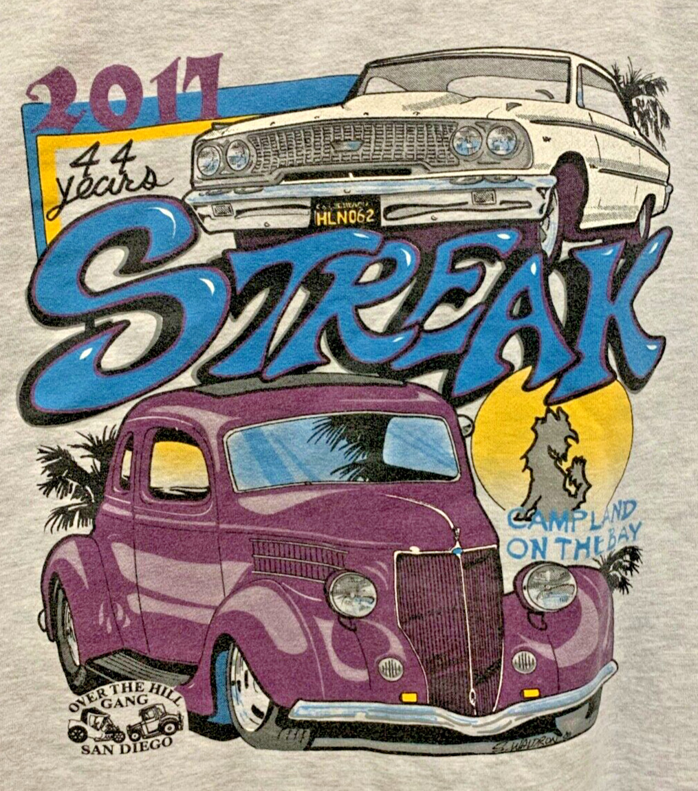 2017  Zip Up Hoodie Jacket Hot Rat Street Rod  Over Hill Gang XXL