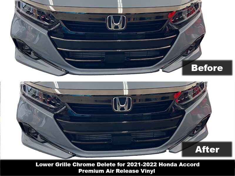Crux Motorsports Lower Grille Only Overlay Kit for 2021 – 2022 Honda Accord
