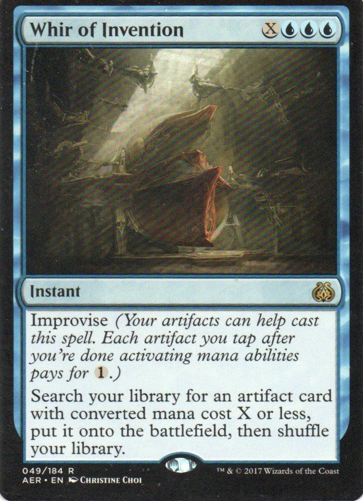 MTG: Aether Revolt: Whir of Invention: Lightly Played Condition