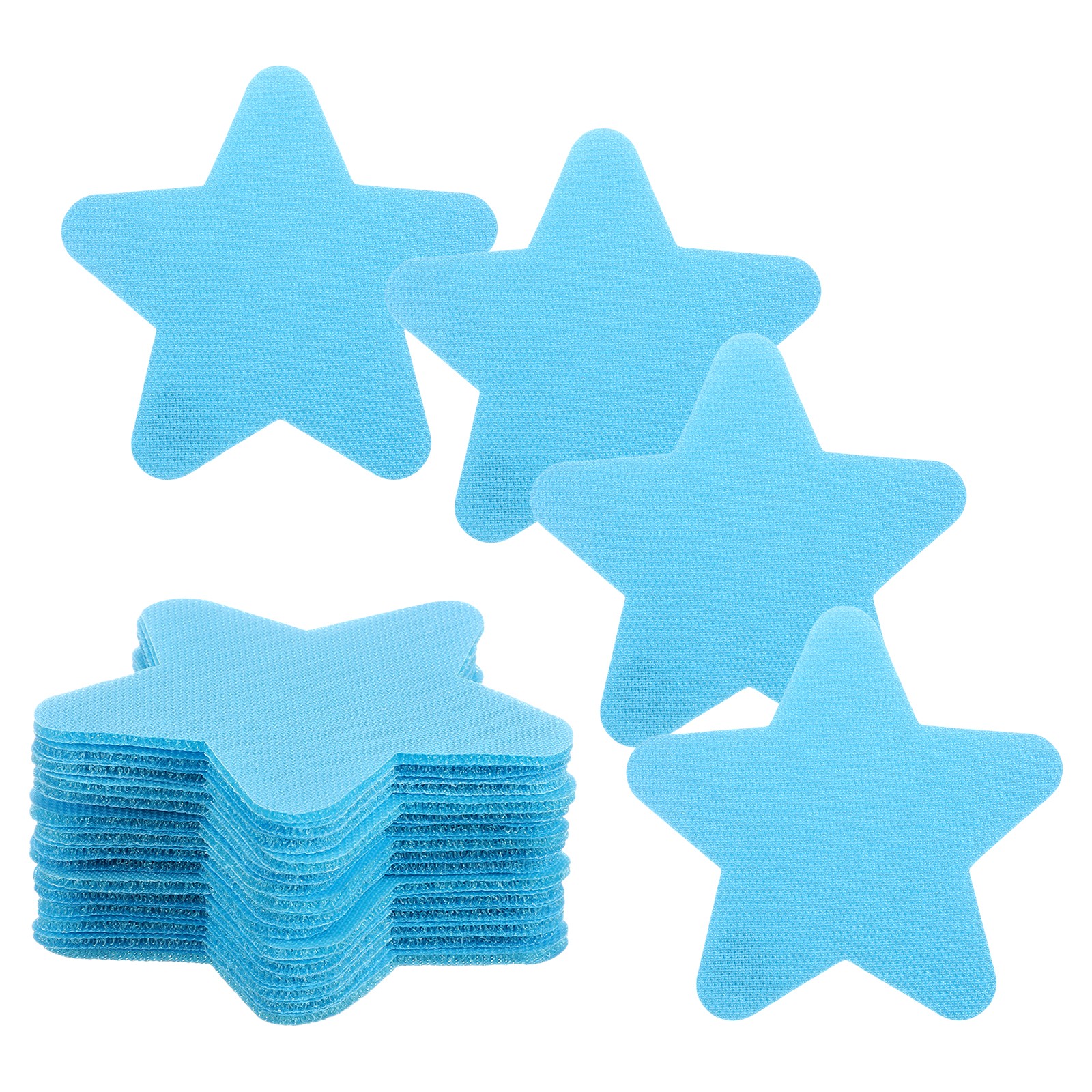 30Pcs Carpet Spot Markers Floor Star Dots for Classroom Blue