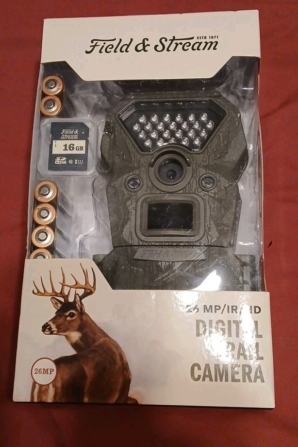 Field And Stream 25mp Digital Trail Camera In Box Deer Hunting Sports Fast Ship