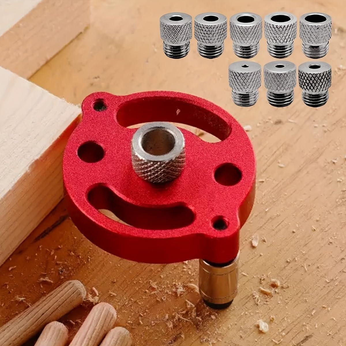 Self Centering Doweling Jig Drill Guide Wood Hole Locator Tool