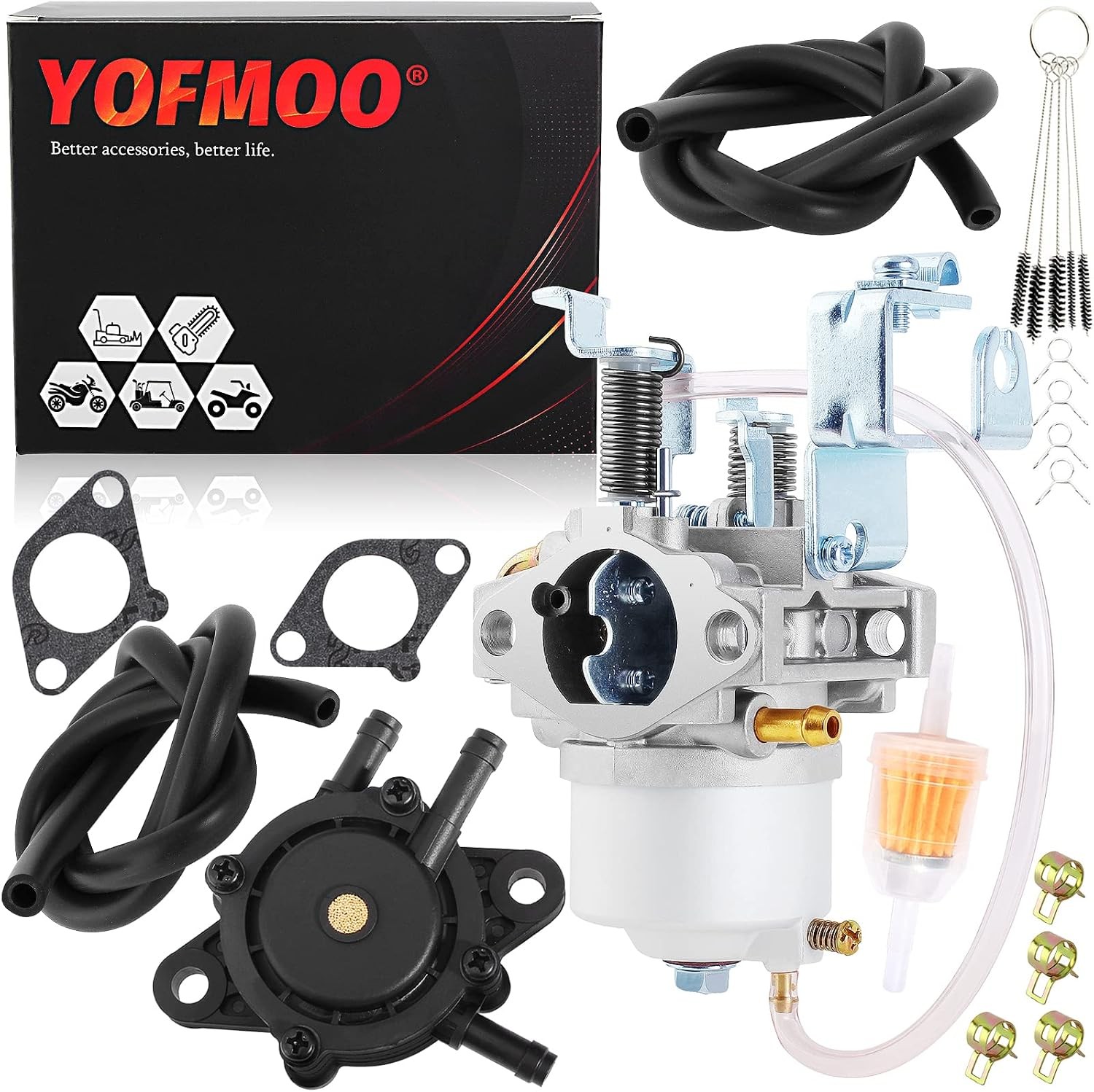 G22 G27 G29 Carburetor Compatible with Yamaha Golf Cart JR6-14101-00 JR6-14101-0