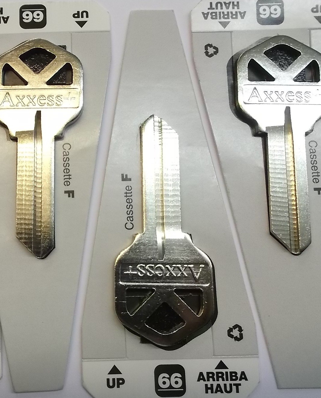 Axxess #66 KEY-120 PK, BLANKS, New