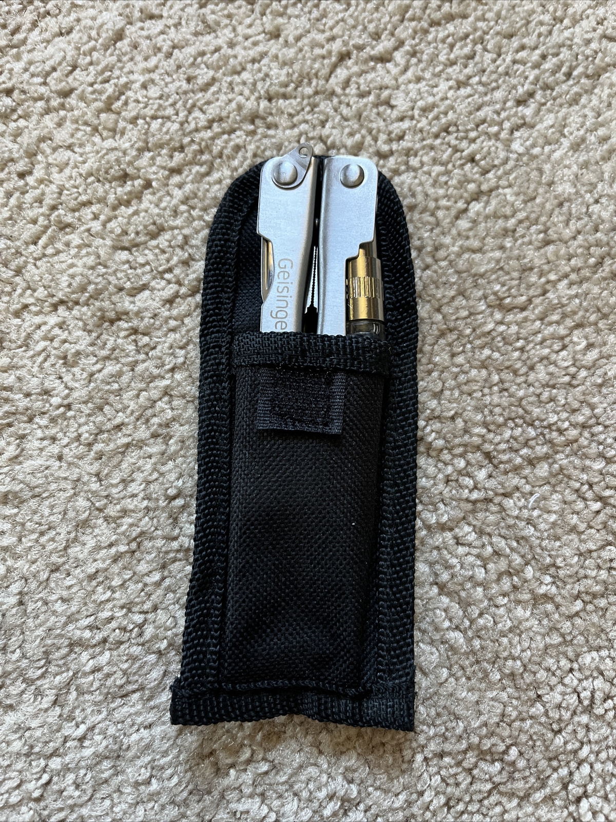 10 Function Mini Stainless Steel Pocket Pliers Knife Multitool w/ LED Flashlight