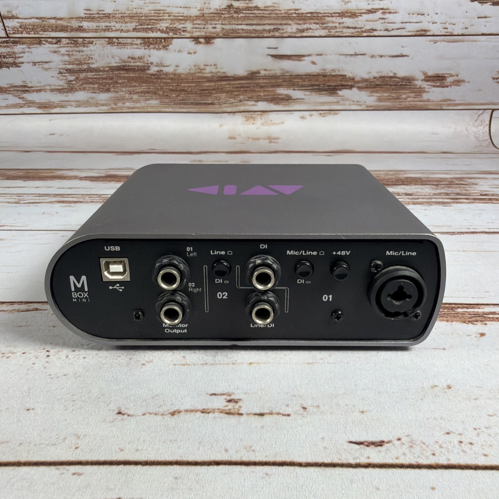 Avid MBox 3 Mini USB Audio Interface Gray Tested No AC