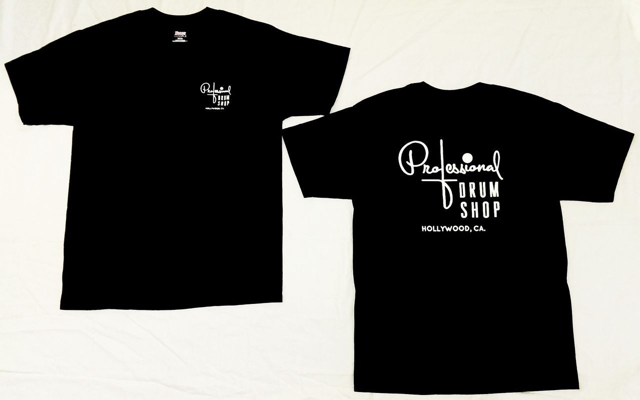 Professional Drum Shop Black T-Shirt - 2XL