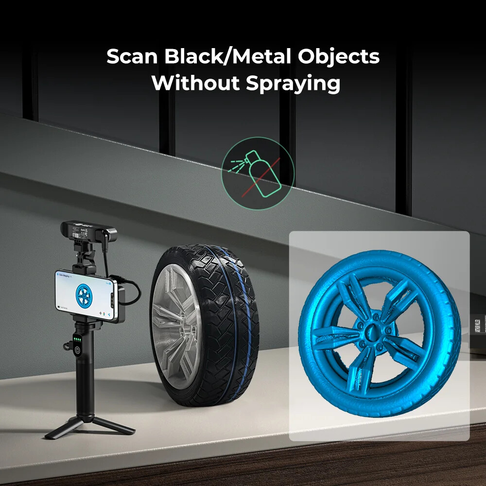 Creality Ferret Pro 3D Scanner 30 fps Anti-shake Tracking w/ Rotating Turntable