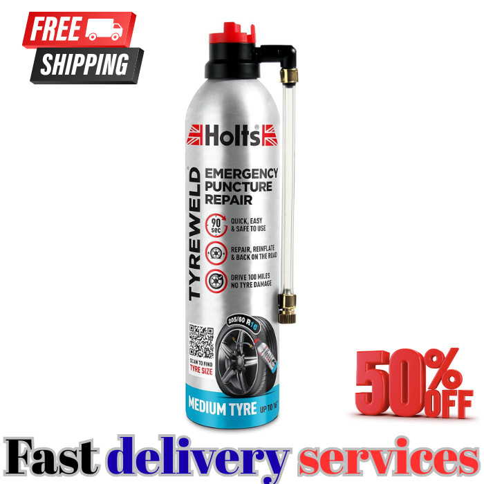 Holts Tyreweld Puncture Sealant 400ml for Medium Tyre