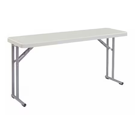 National Public Seating Bt-1860 Rectangle Folding Table, 18" W, 60" L, 29-1/2"