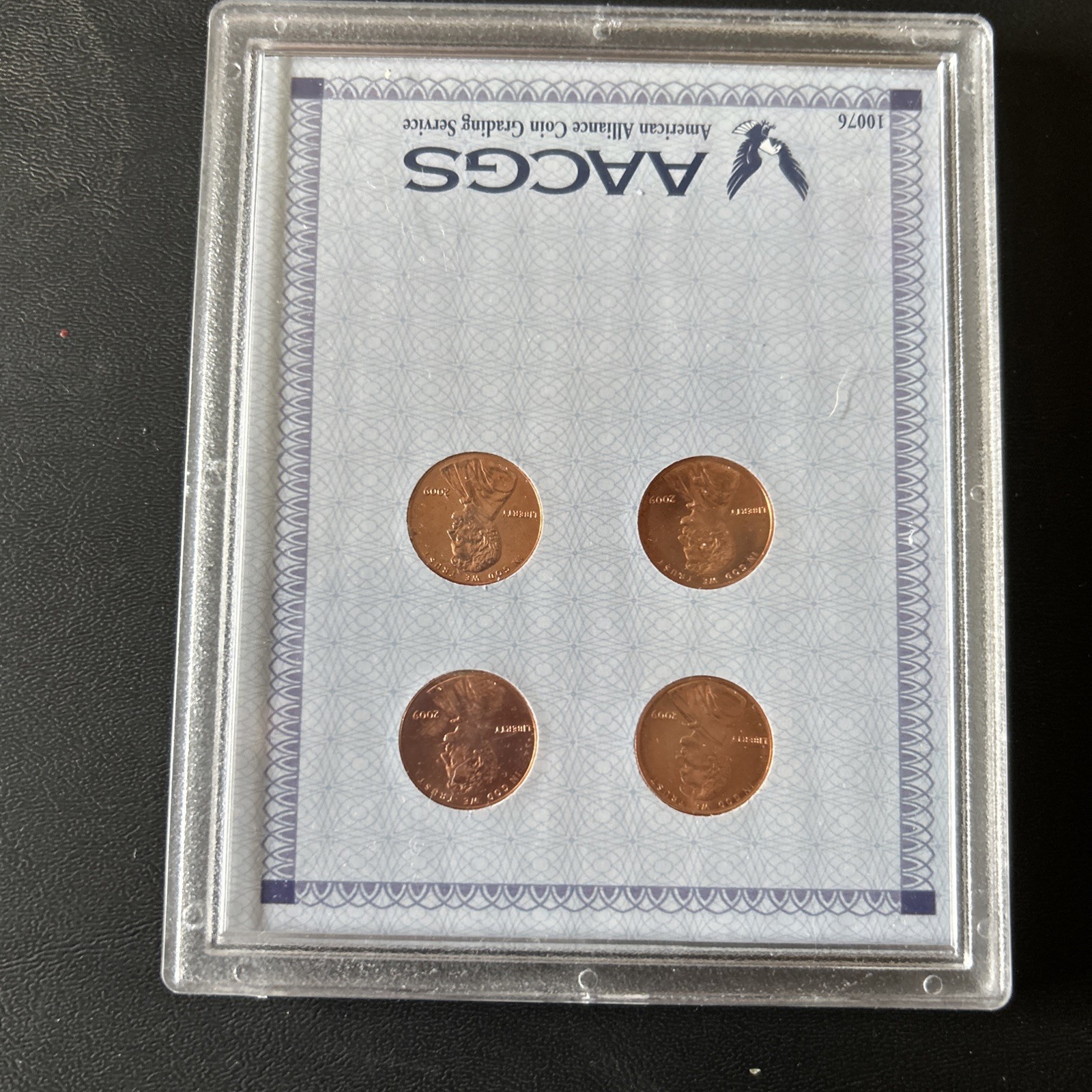 2009 P 1C MS65 4 Penny Set