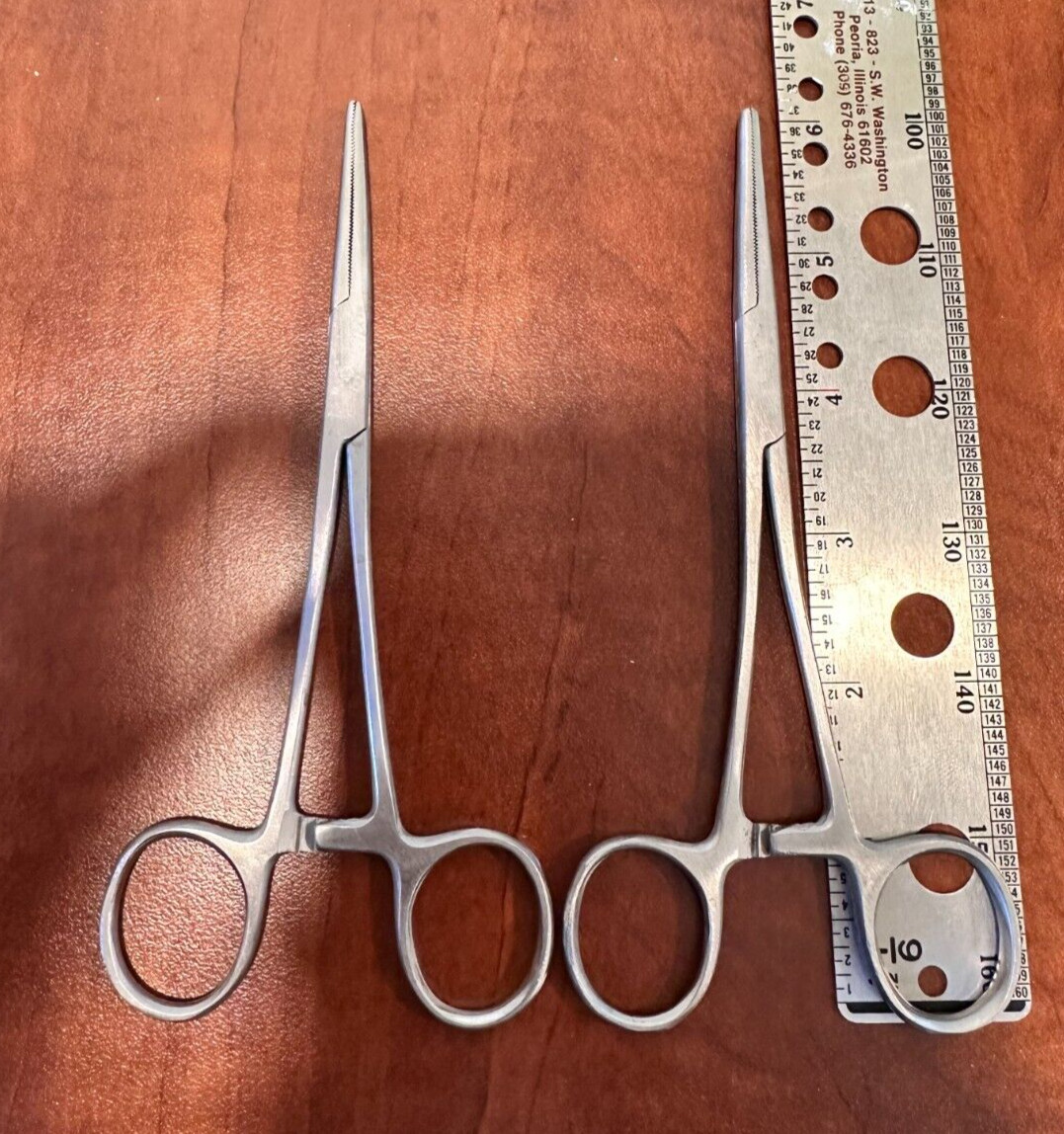 Mosquito Forceps, 6", Straight, Lot/2