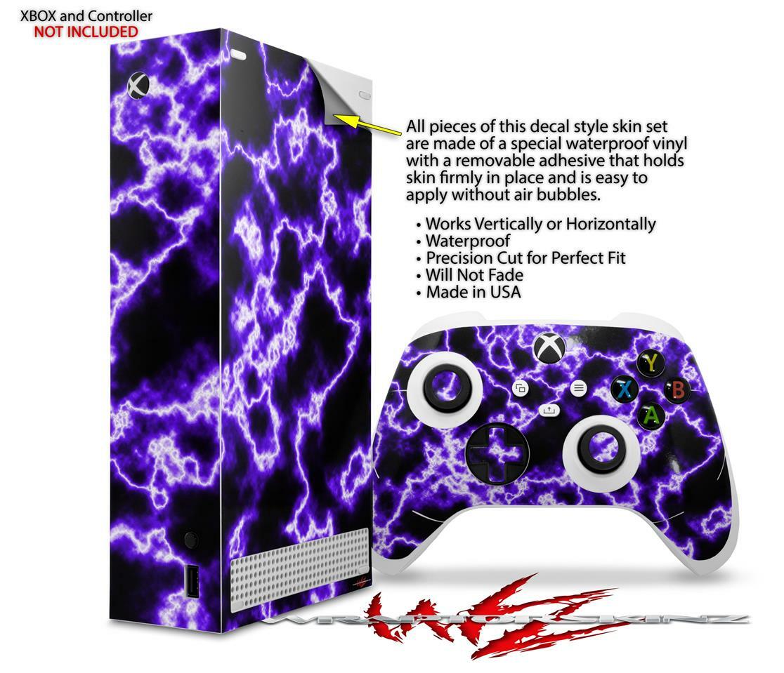Skins XBOX Series S Console Controller Electrify Purple