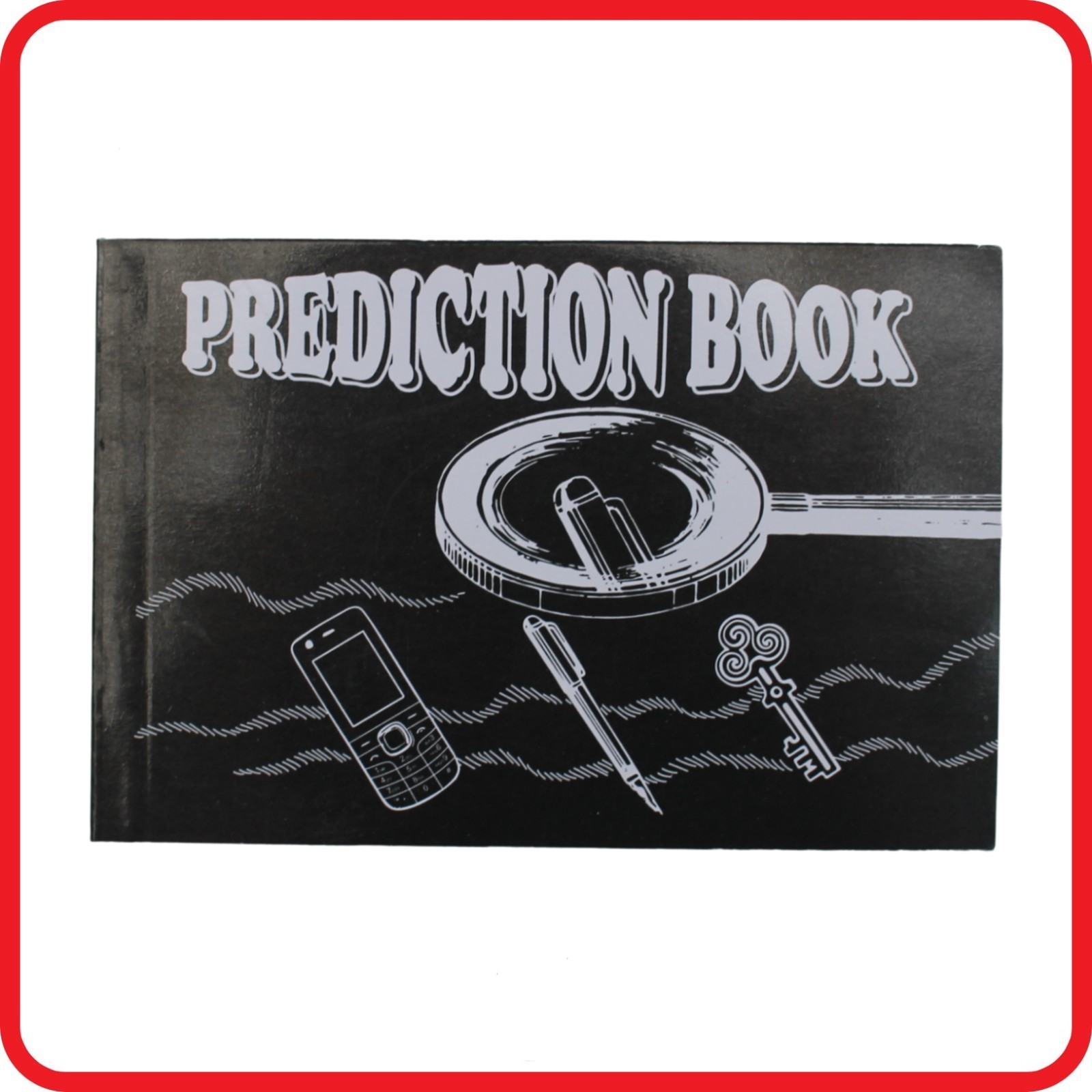 FUN MAGIC PREDICTION BOOK-CHOOSE PEN MOBILE PHONE KEY-TRICKS-PROP-ILLUSION STAGE