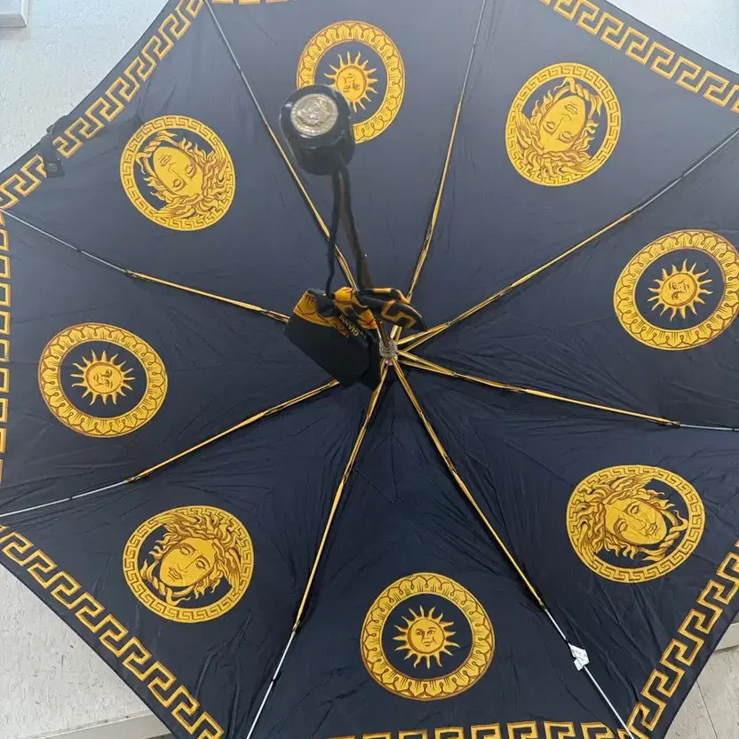 Versace Umbrella with Gold Pattern