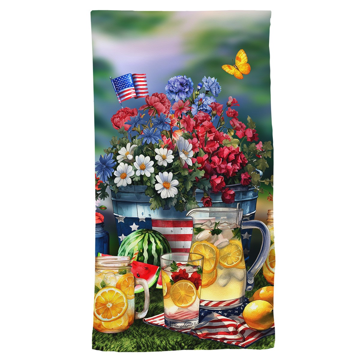 Briarwood Lane American Lemonade Cotton Hand Towel
