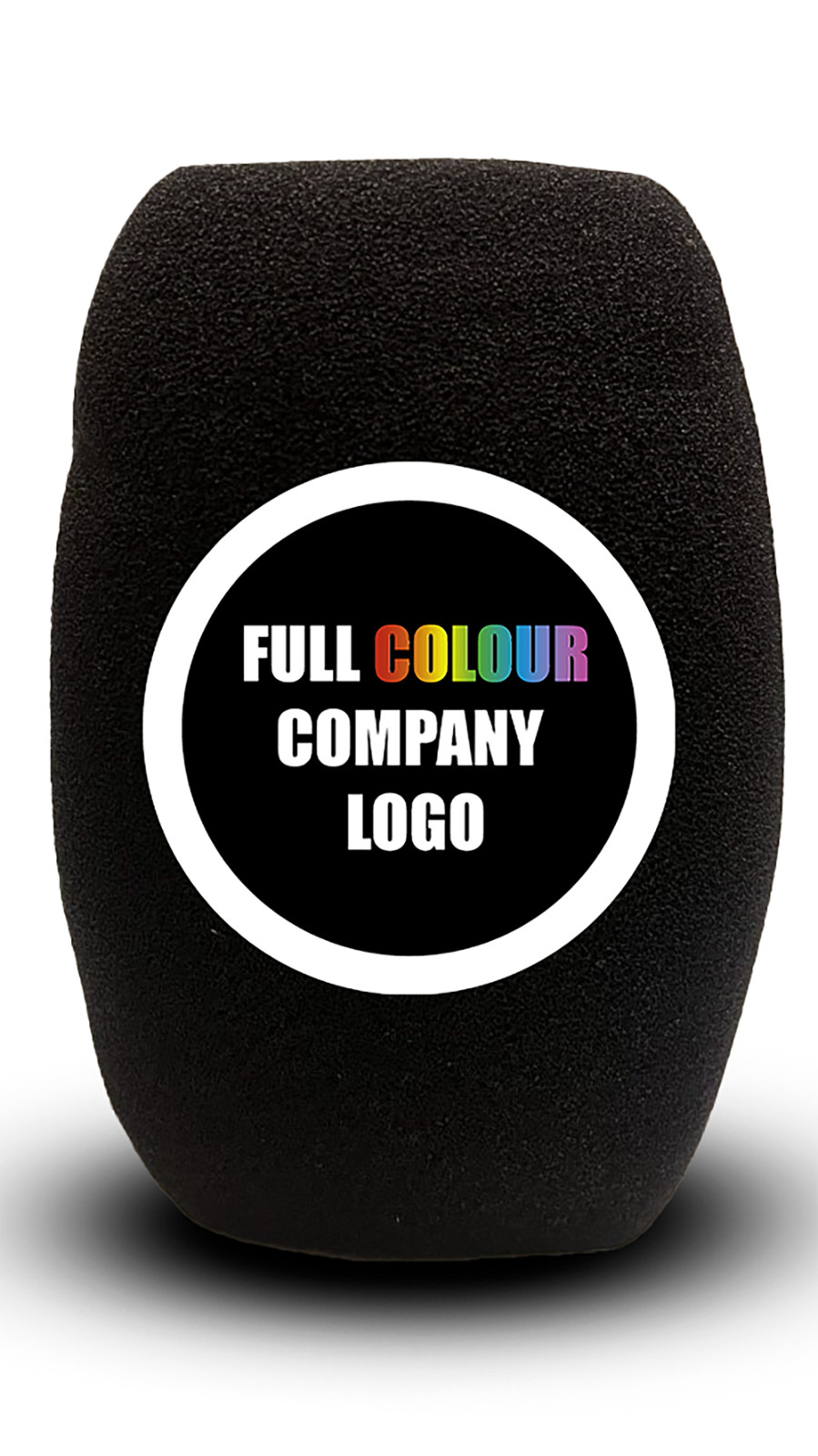 Custom printed Logo 4 sided square microphone Foam Windshield Pop Filter Cover