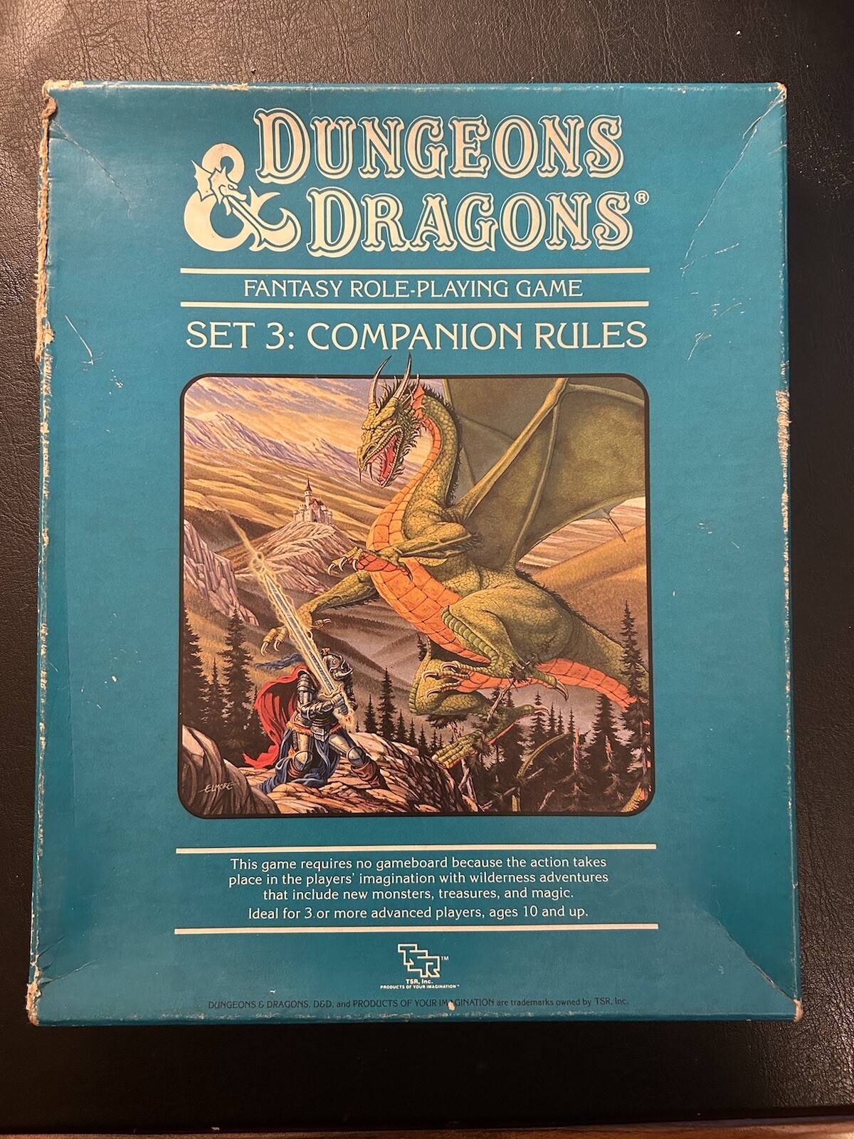 Dungeons & Dragons Set 3 COMPANION SET TSR 1013 Box Set 1984 Isle of Dread VG