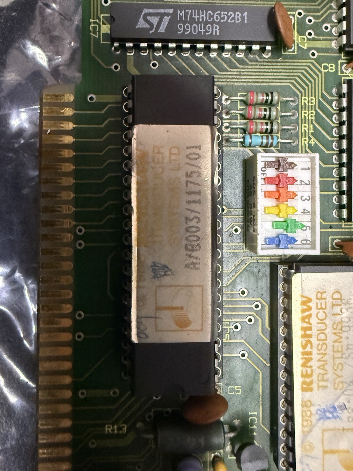 Renishaw PC10 Probe Interface ISA Card w/ LEMO Cable Untested As-Is
