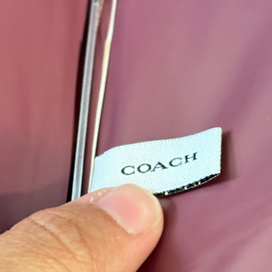 Coach Uv Protection Mini Umbrella With Cherry Print