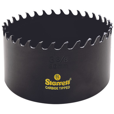 Starrett CT338, 3-3/8'' (86mm) Carbide Tipped Hole Saw