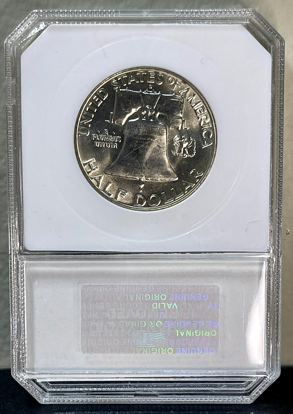 1959 D Franklin Half Dollar Slabbed High Grade Full Bell Lines