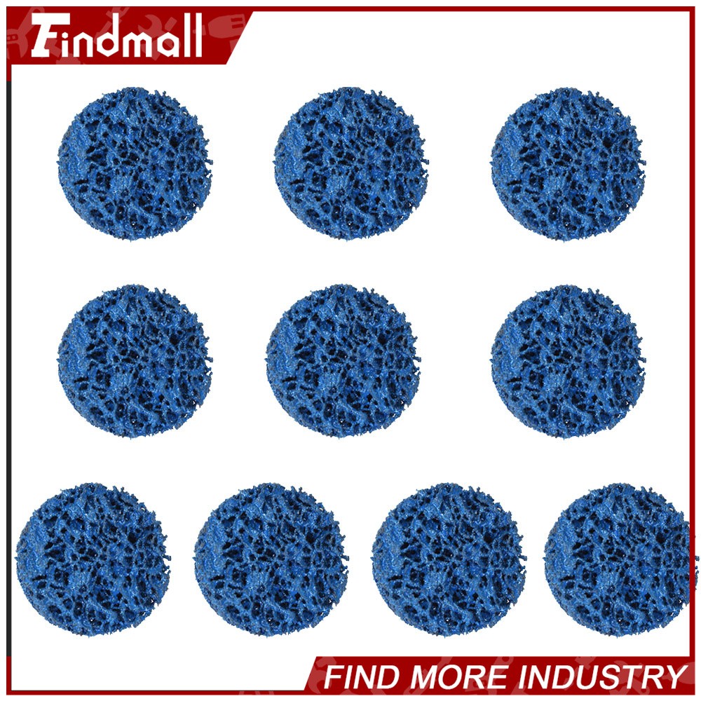 Findmall 10 Pack 2" Blue Quick Change Easy Strip & Clean Discs New