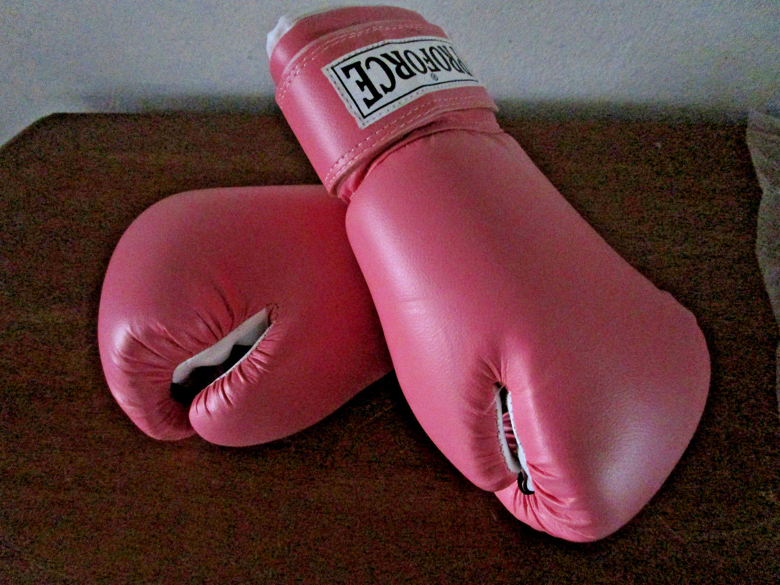 ProForce Leatherette Boxing Gloves with White Palm