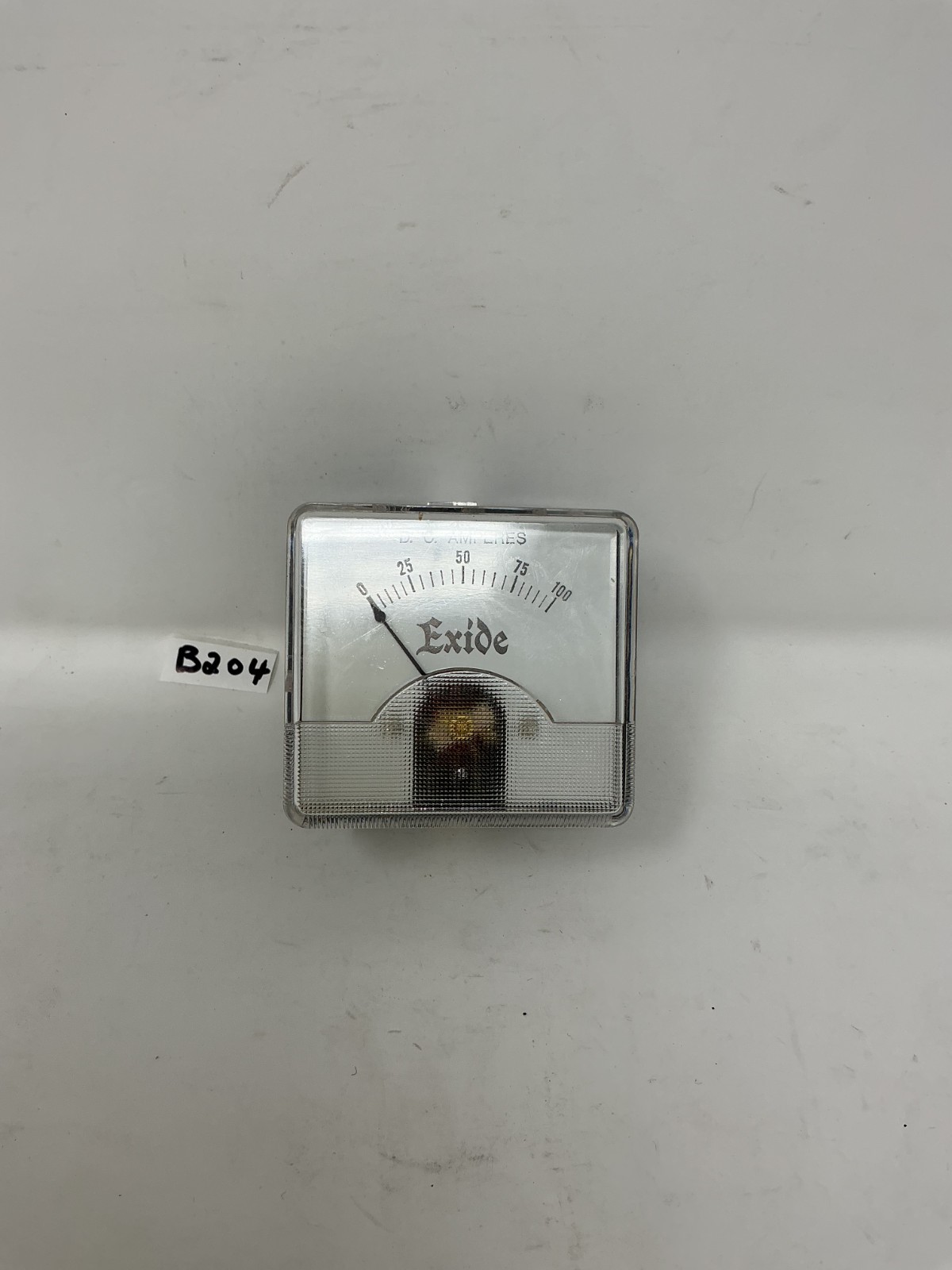 Exide Vintage 100 D.C. Amperage Meter