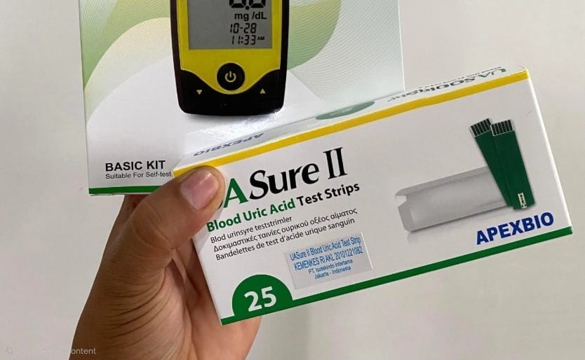UASure Blood Uric Acid Test Strips for UASure Meter 25 Test Strips