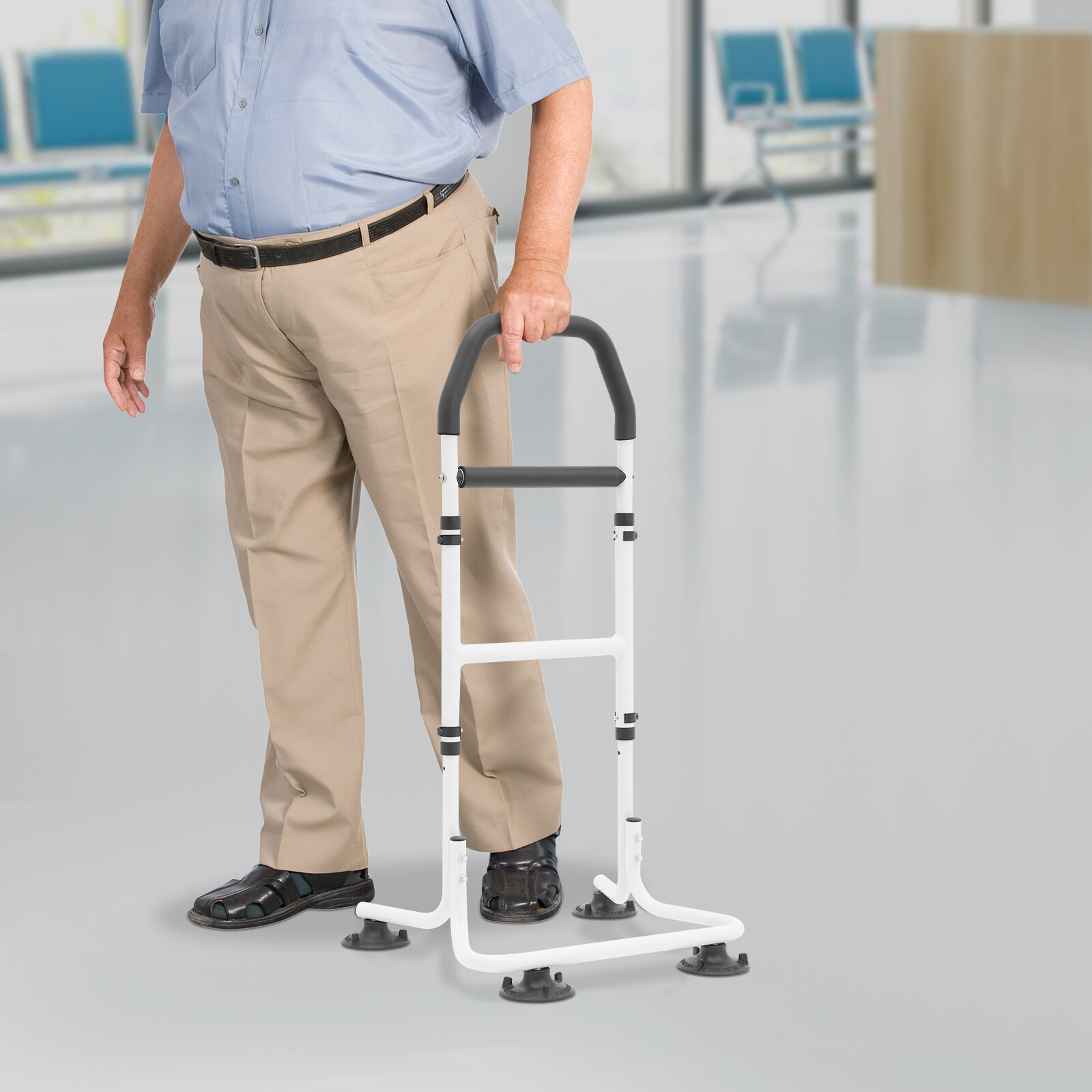 Adjustable Multi-Functional Assist Armrest Portable Chair Stand Aid For Elders