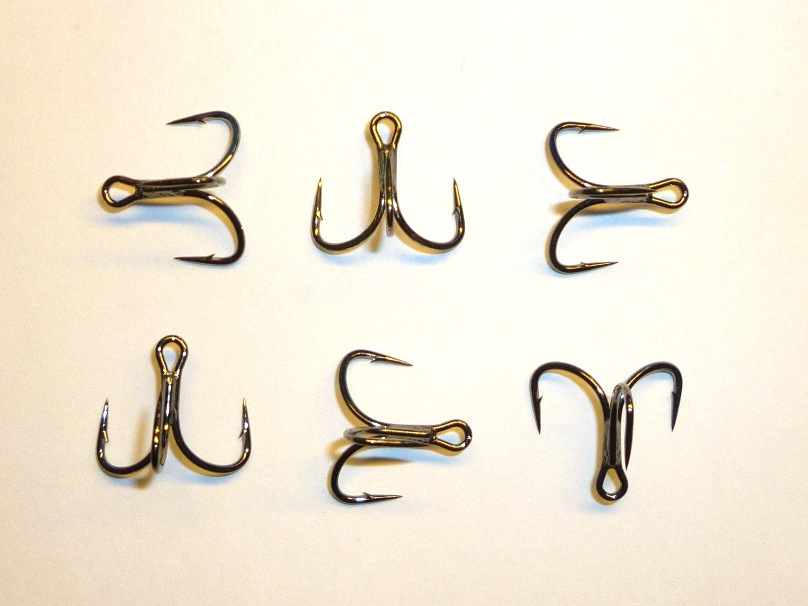 (25) Mustad KVD-Elite TG76NP-BN Short-Shank 1X Triple-Grip (Size 8) UltraPoint